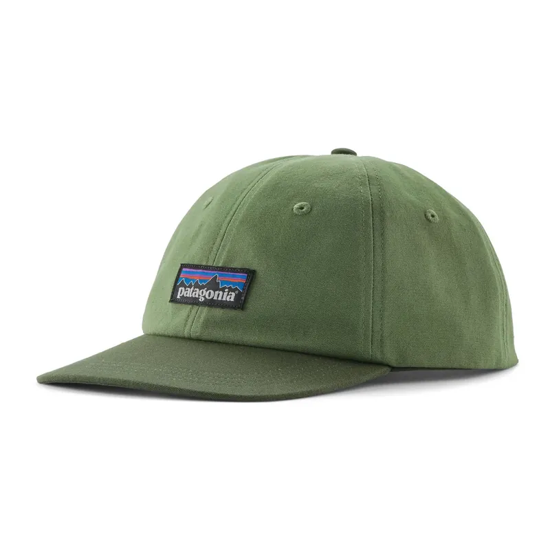 Patagonia P-6 Label Trade Cap Black - Casquette Bon Plan