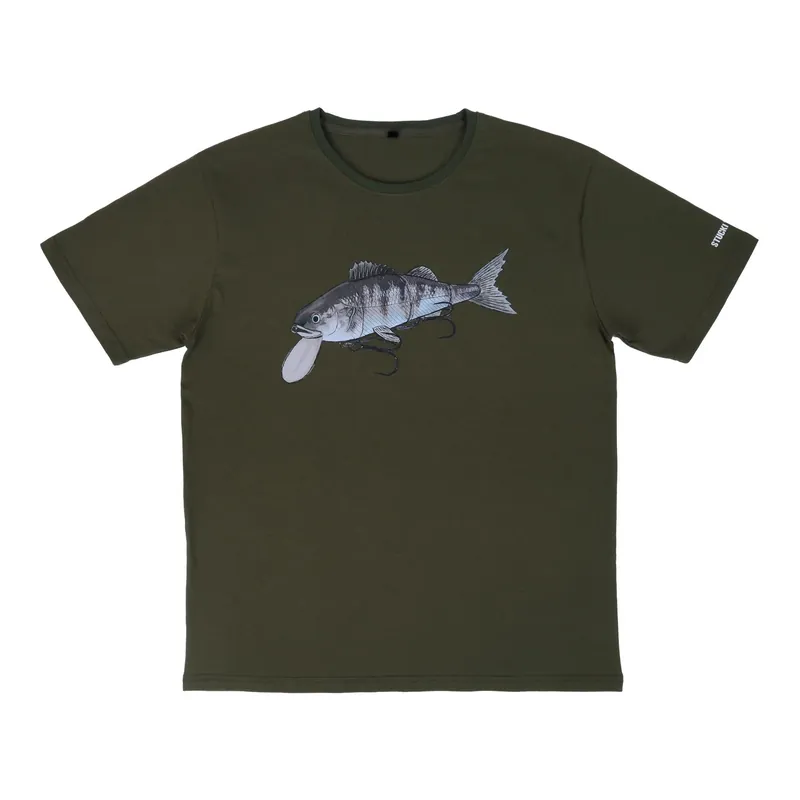 Stucki Fishing Hybrid Perch T-Shirt Bon Marché