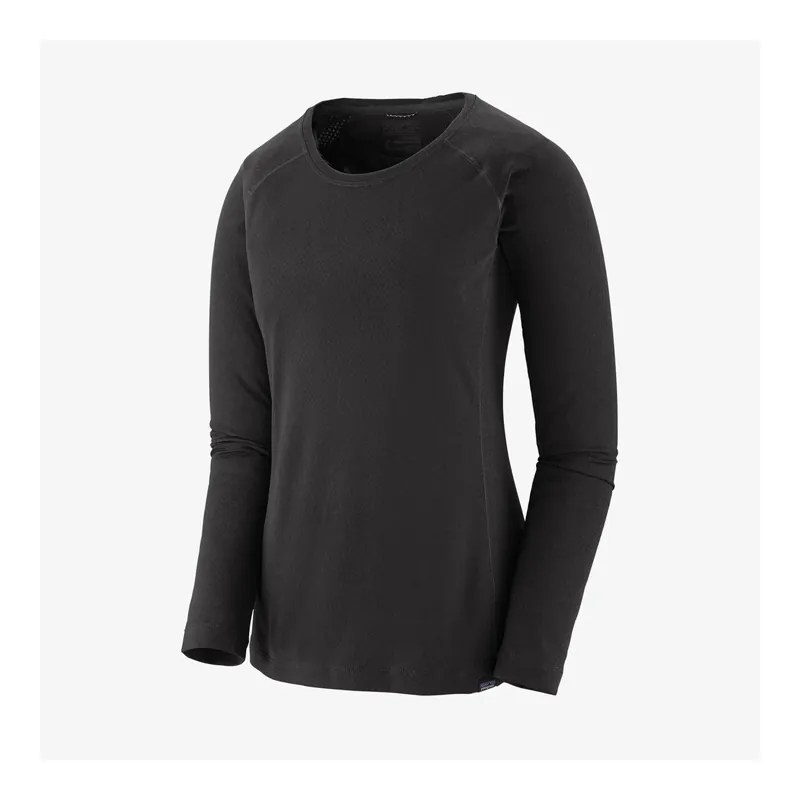 Patagonia W‘s Capilene Midweight Crew Black - Sous-vêtement fonctionnel Meilleure Vente