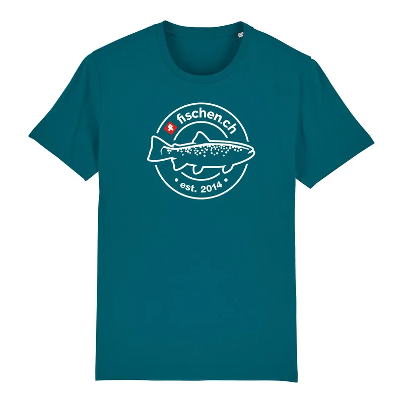 Retro Logo Trout Front Bio T-Shirt Pas Cher