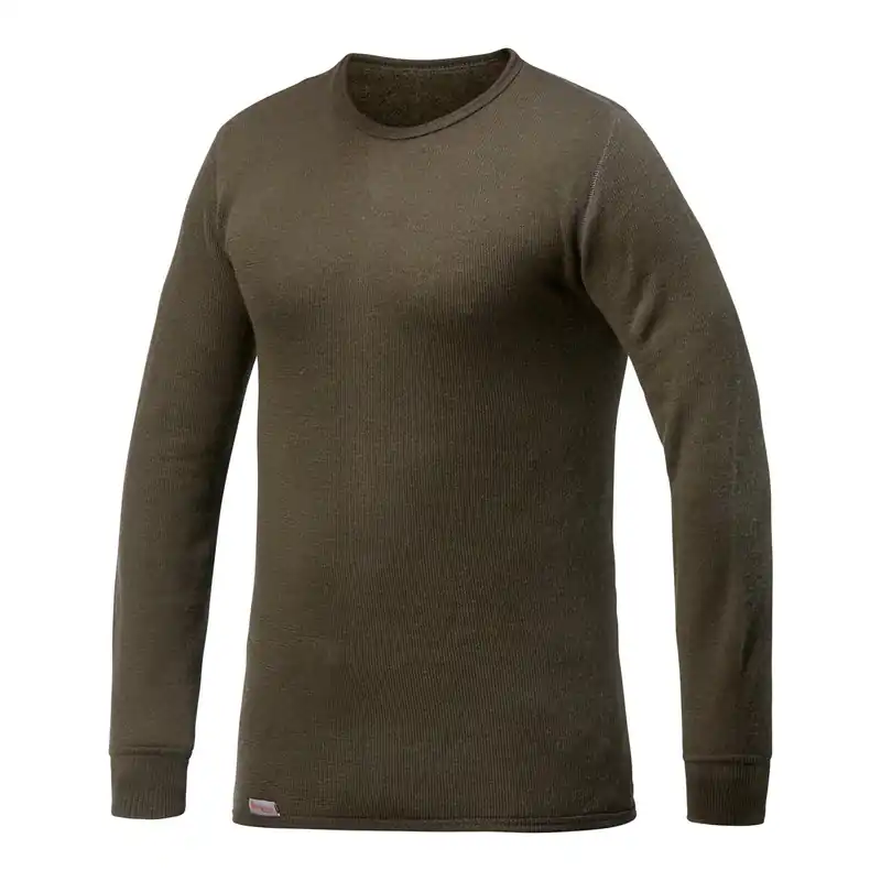 Dernière Chance Woolpower Crewneck Black 200 - Sous-vêtements fonctionnels