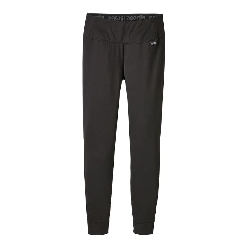 Patagonia Women‘s Capilene Midweight Bottoms Black - Sous-vêtement fonctionnel Vente Directe