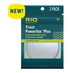 Remise Rio 9ft Powerflex Plus Tapered Leader 2Pack - Bas de ligne mouche