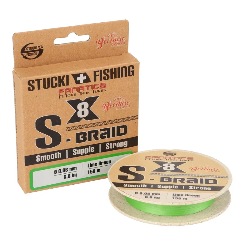 Retour Gratuit Stucki Fishing S-Braid X8 150m - Schnur