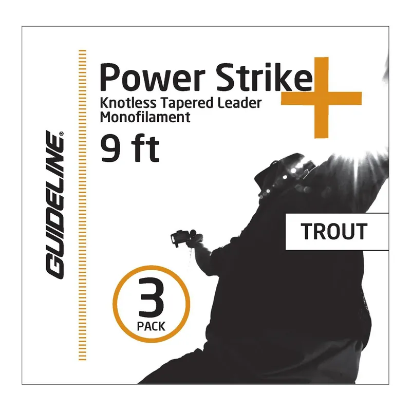 Guideline Power Strike Trout 9ft 3Stk. - Vorfach Authentique