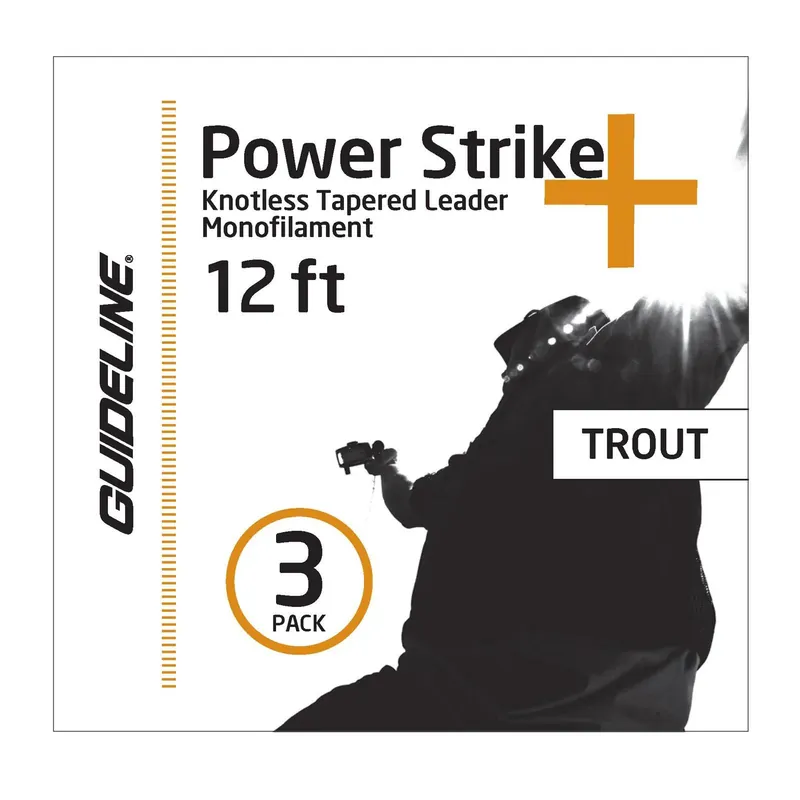 Haute Qualité Guideline Power Strike Trout 12ft 3pcs. - Bas de ligne