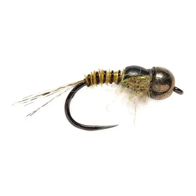 Promotion Saisonnière Fulling Mill Biot Quill Olive/Black Tungsten s.a. - Nymphe