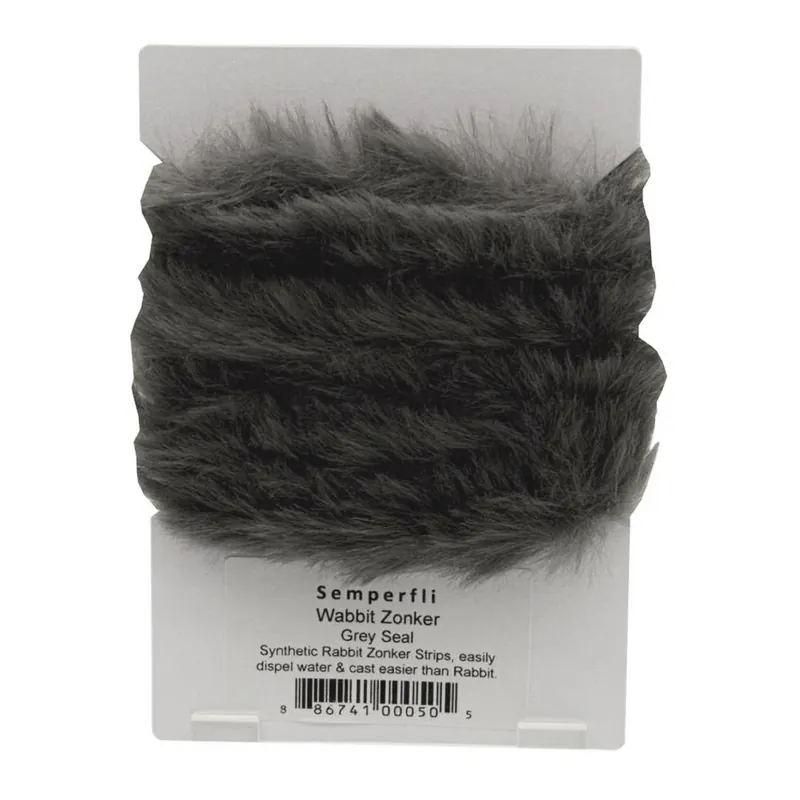Usine Directe Semperfli Synthetic Rabbit Zonker – Grey Seal