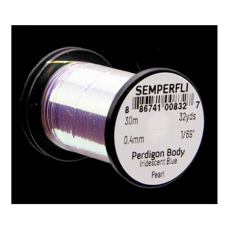Semperfli Perdigon Body Iridescent Blue Pearl Prix Promo