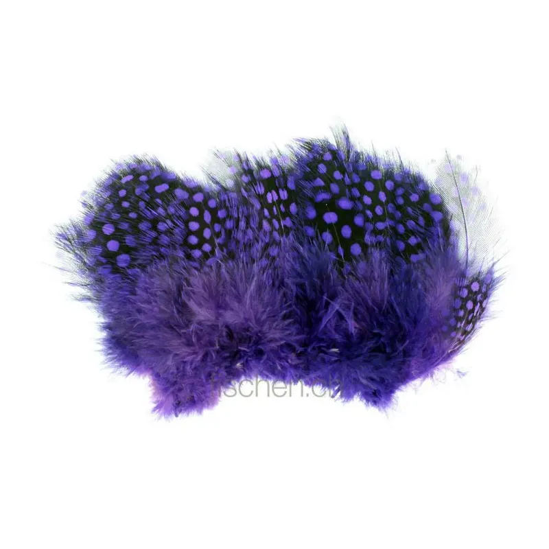 Vente Flash Hareline Dubbin Strung guinea feathers purple – Pintade