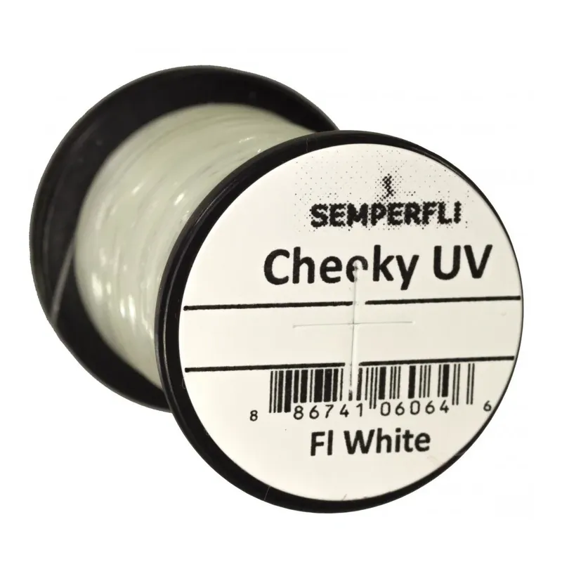 Pas Cher Semperfli Cheeky UV – Fl. White – Tinsel