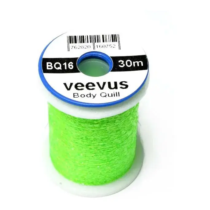 Promotion Saisonnière Veevus Body Quill - Fluo Chartreuse - Matériau pour corps