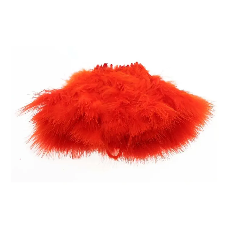 Wapsi Marabou Blood Quill – Fl. Fire Orange Retour Gratuit