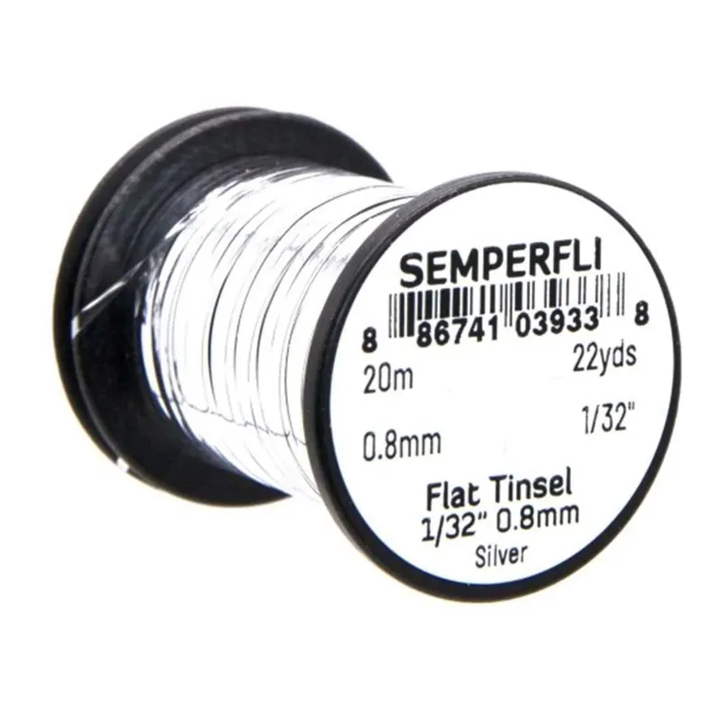 Semperfli Mirror Tinsel 1/32 inch Expédié Aujourd'hui