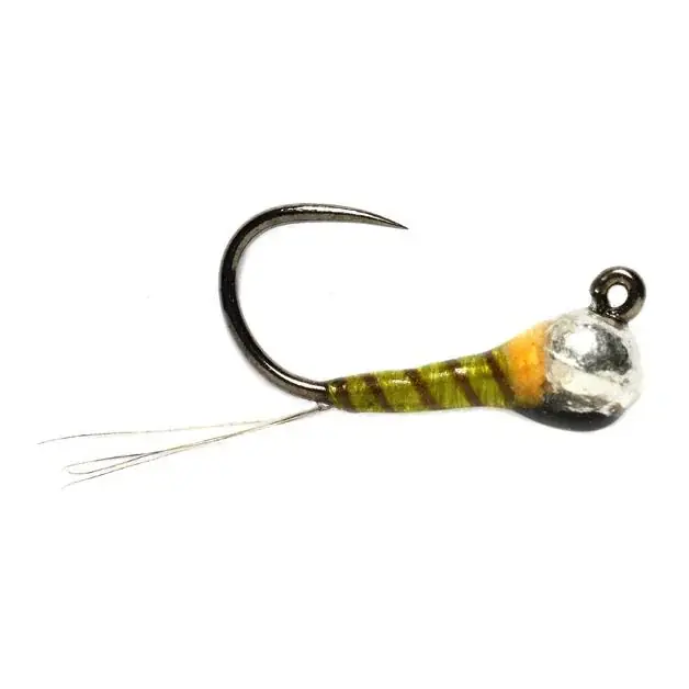 Seulement Aujourd'hui Fulling Mill Perdigon Olive Hot Spot Jig o.W. - Nymphe