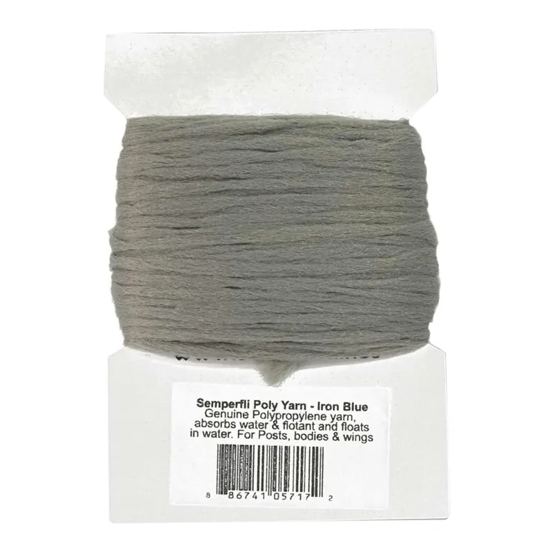 Quantité Limitée Semperfli Poly-Yarn – Iron Blue