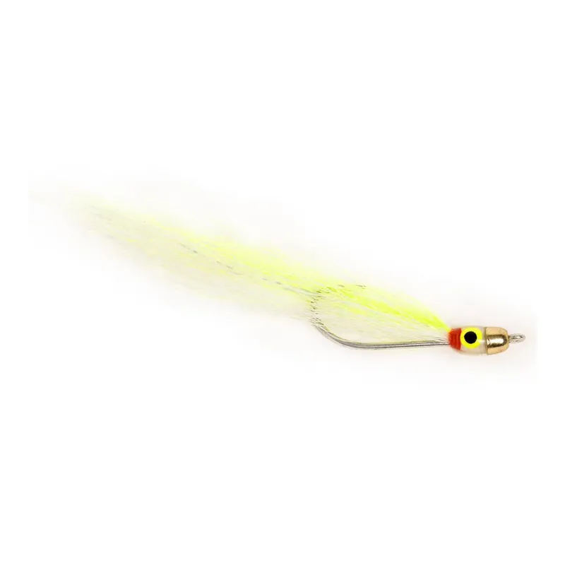 Guideline Jiggy Fly Chartreuse/White - Streamer Commander Maintenant