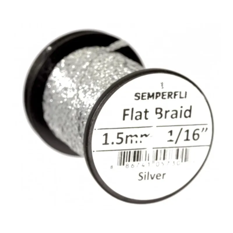 Réduction Semperfli Flat Braid 1,5 mm – Silver