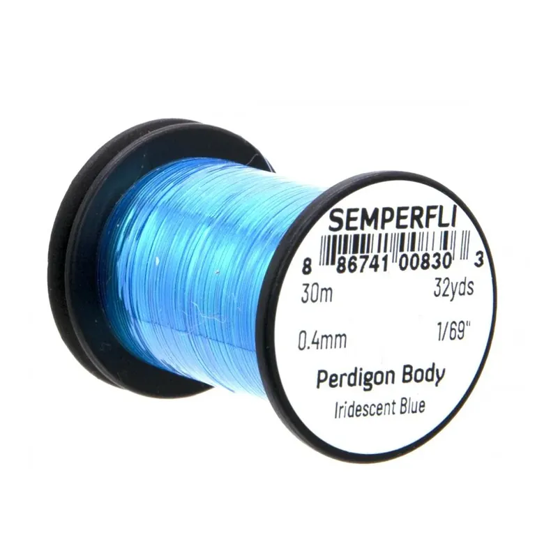 Semperfli Perdigon Body Iridescent Blue Nouveauté