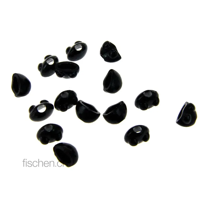 Hareline Dubbin Nymph Head Mayfly Clinger & Crawler - Black - Tête tungstène Bon Marché