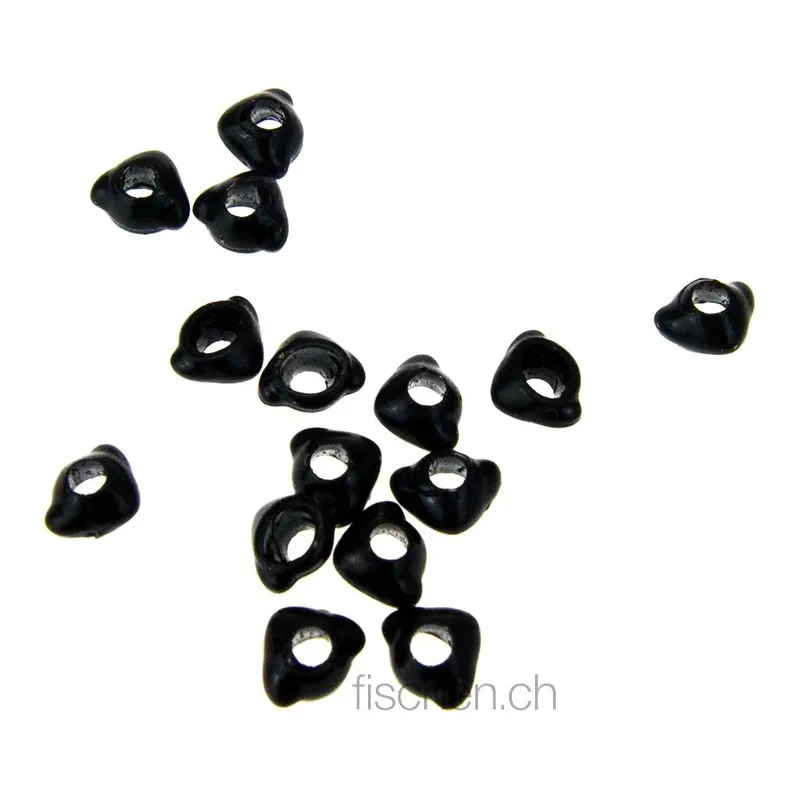 Prix Bas Hareline Dubbin Nymph Head Mayfly Swimmer & Burrower – Black – Tête tungstène