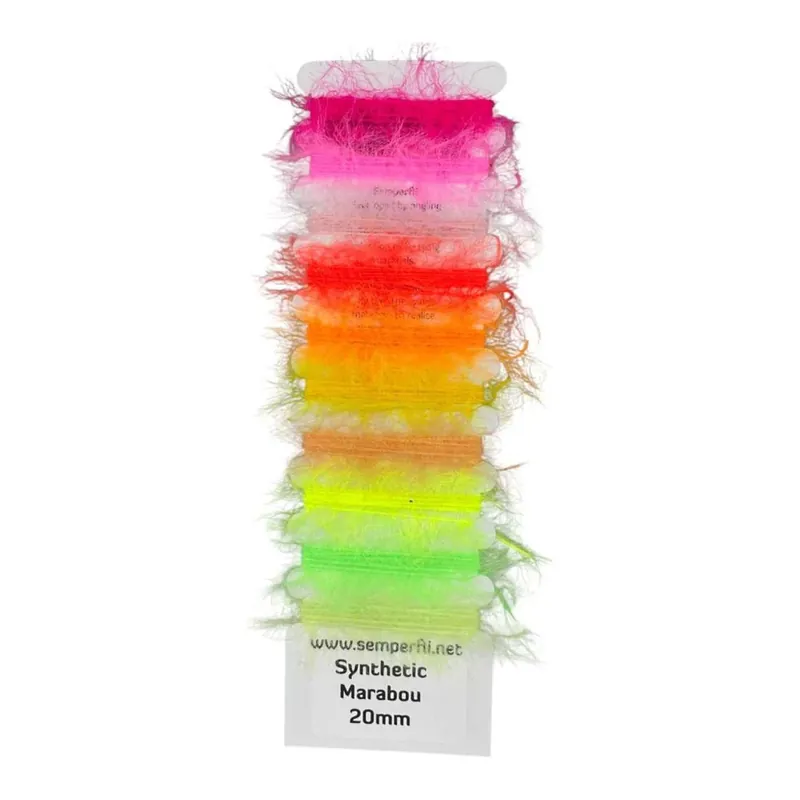 Semperfli Synthetic Marabou 20mm Multicard Offre Du Jour