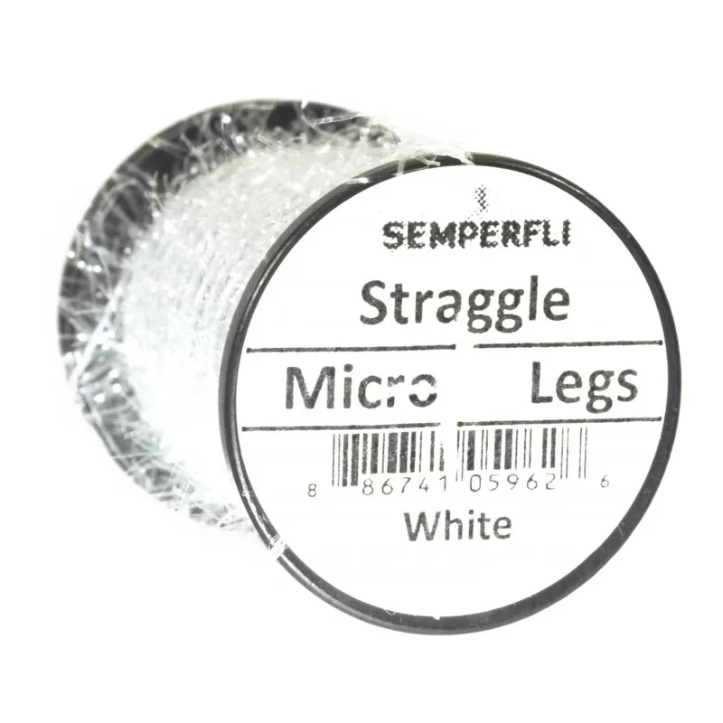 Semperfli Straggle Micro Legs – White – Chenille Must-Have