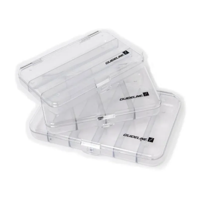 Guideline Slim Tube Large Fly Box 4 Compartment - Fliegenbox Achetez Aujourd'hui