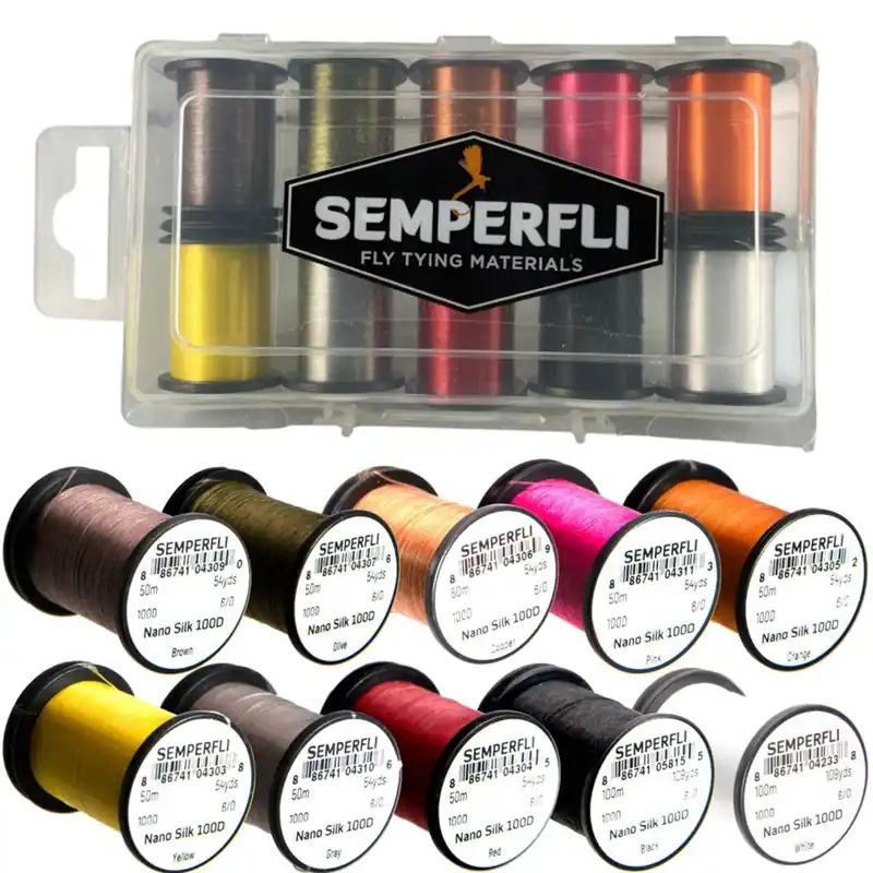 Semperfli Nano Silk Collection Box - Soie de montage Dernière Chance