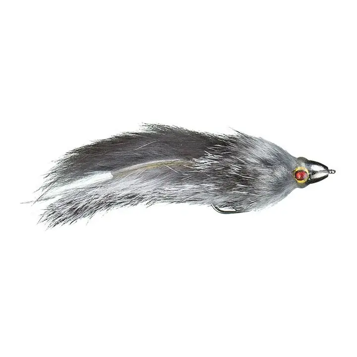 Montana Fly Company Booty’s CH Tri-Bunny Black/Natural – Streamer Quantité Limitée