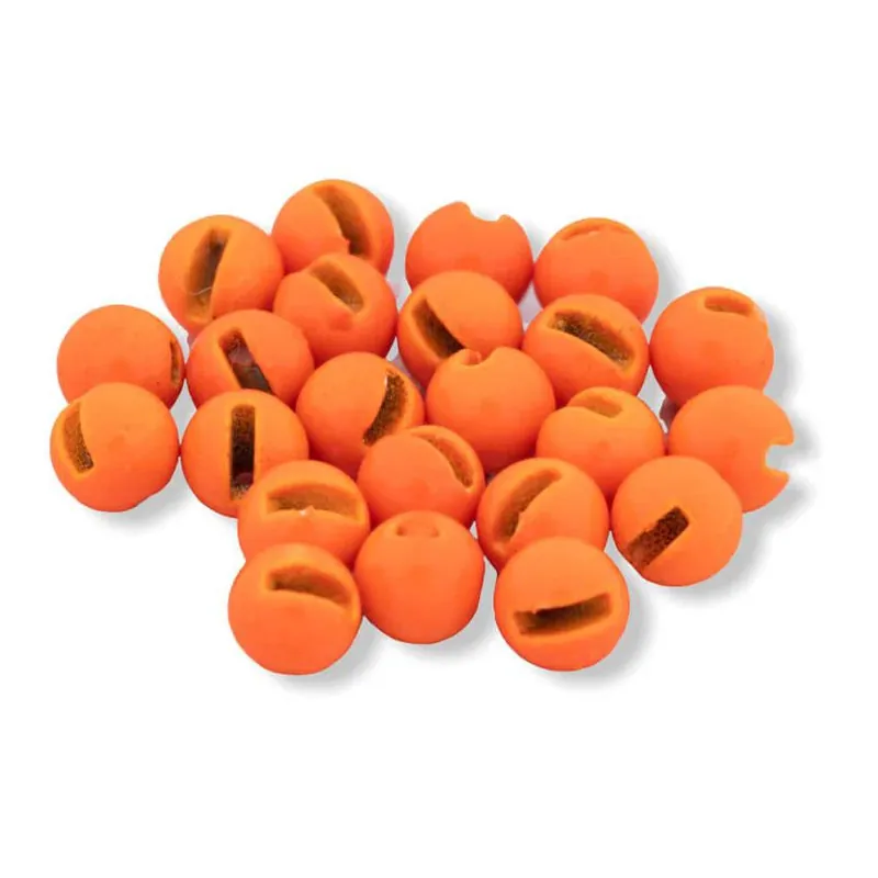54 Dean Street Tungsten Bead Slotted Fl Orange – Tête en tungstène Prix Bas