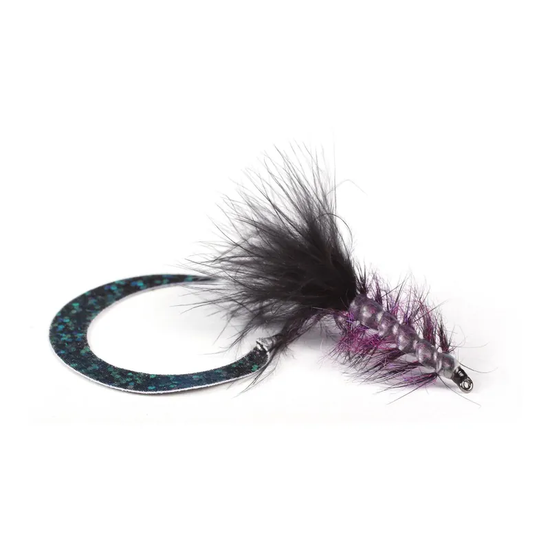 Expédié Aujourd'hui Guideline Wiggle Tail Børstemark Black - Streamer
