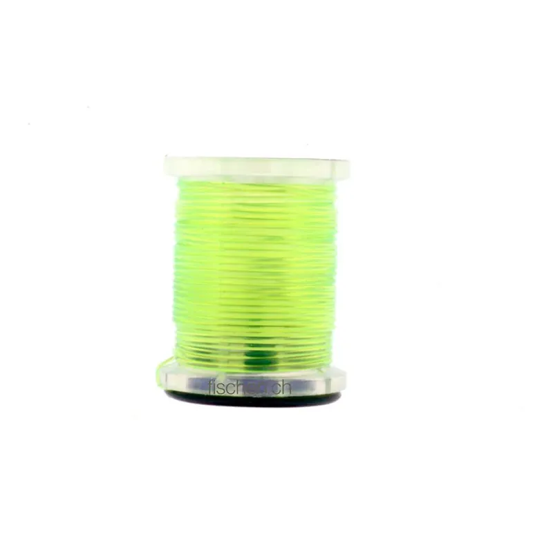 Hareline Dubbin Vinyl rib medium chartreuse Pas Cher