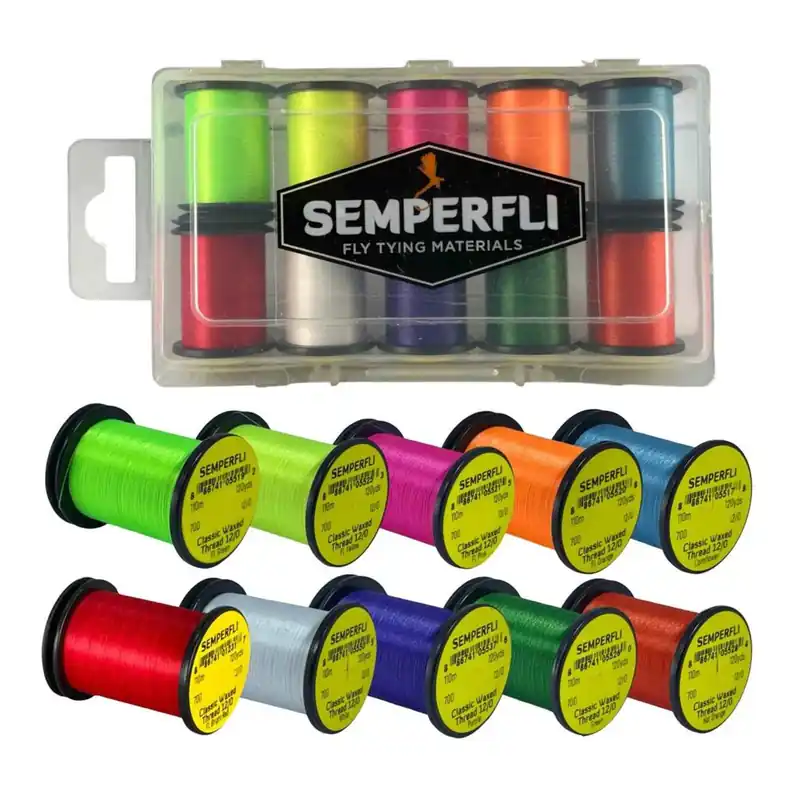 Retour Gratuit Semperfli Classic Waxed Thread Collection 110m