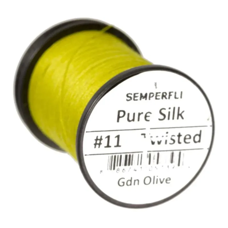 Solde Semperfli Pure Silk - Golden Olive - Soie de montage