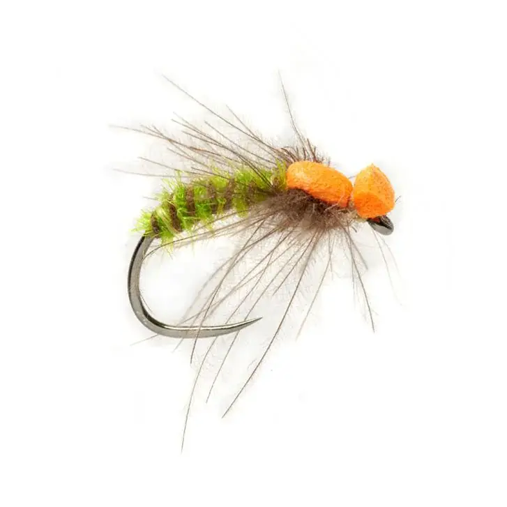 Fulling Mill Procter‘s Spent Caddis Green o.W. - Trockenfliege Usine Directe