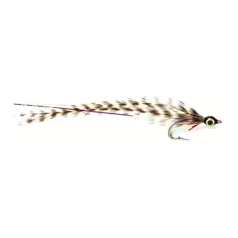 Super Prix Fulling Mill Bass Streamer Grizzle - Streamer