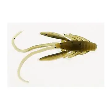 Dernière Chance Berkley Powerbait Power Nymph Pearl Olive Shad - Gummiköder