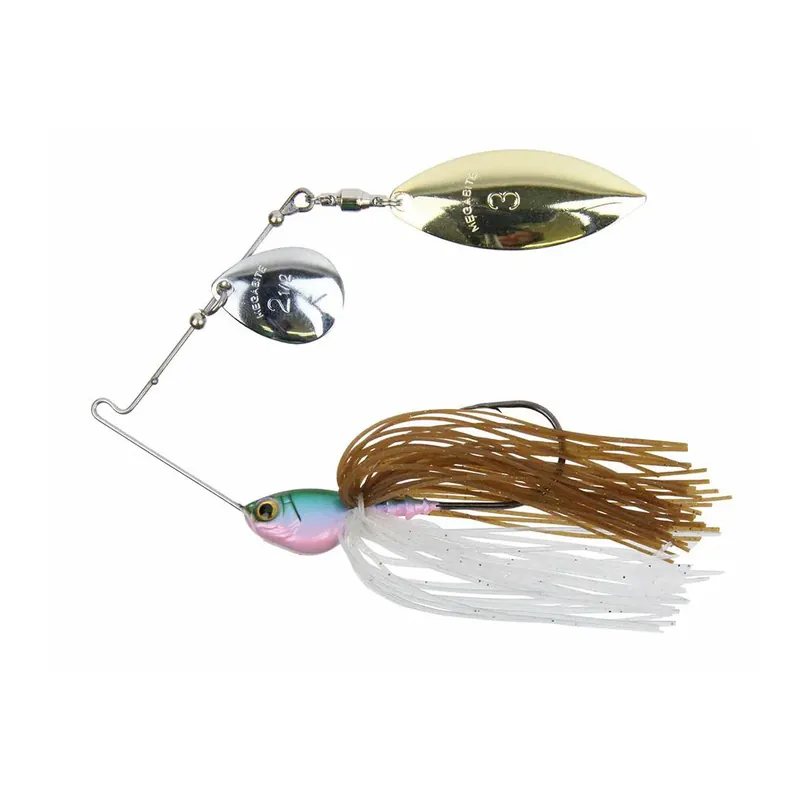 Stucki Fishing Ultra Sonic Brown White - Spinnerbait Expédition Rapide
