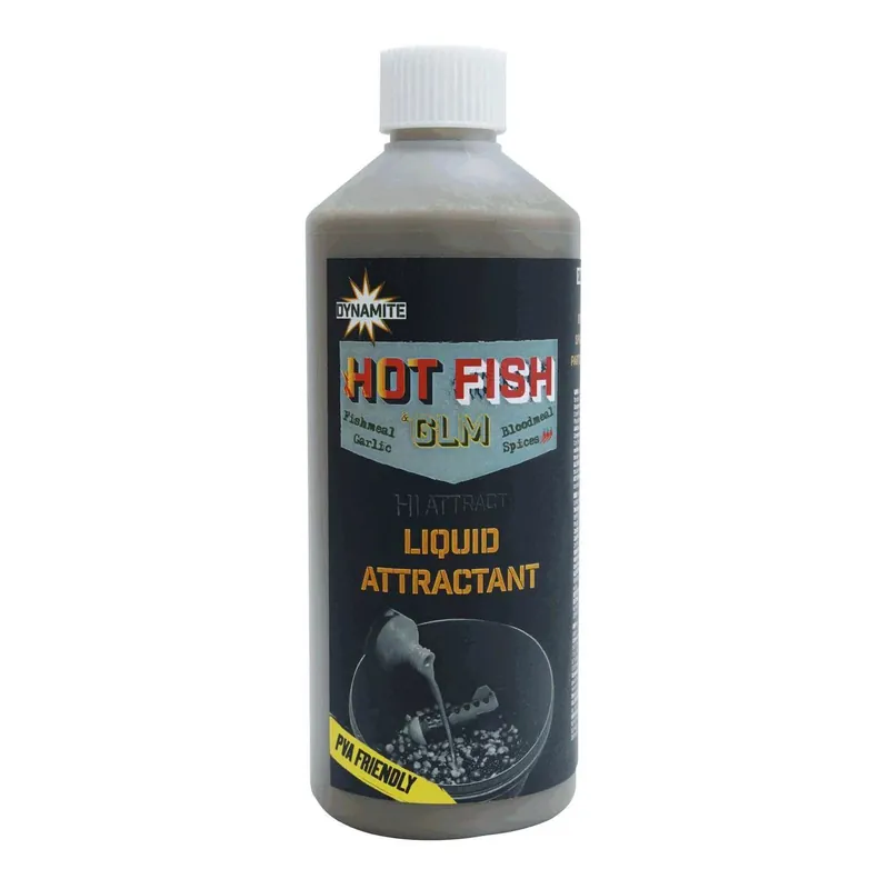Commander Vite Dynamite Baits Liquid Attractant Hot Fish GLM - Liquid