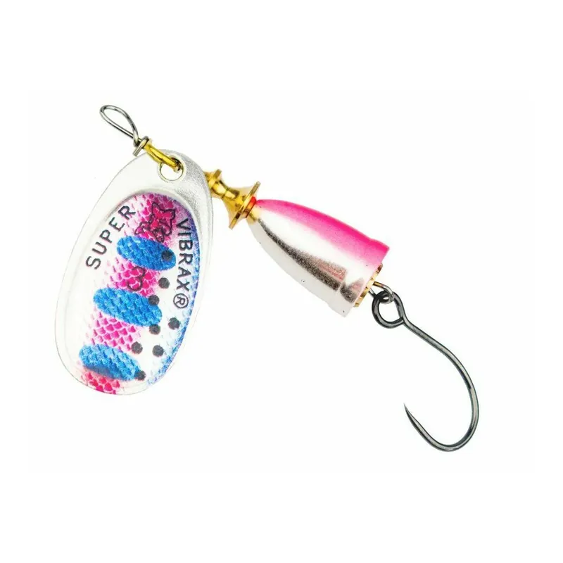 Blue Fox Vibrax Fluorescent Barbless - Spinner Nouvel Arrivage