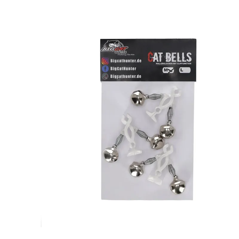 Certifié Bigcat Hunter Cat Bells Cloches de balisage, paquet de 3