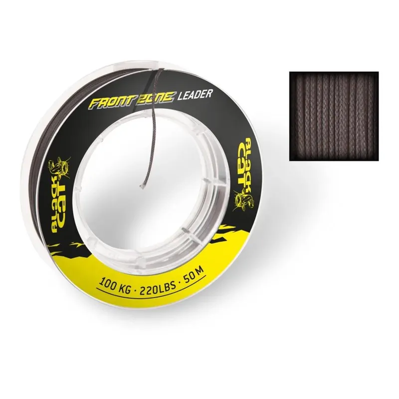 Vente Flash Black Cat Front Zone Leader - Vorfachschnur für Wels