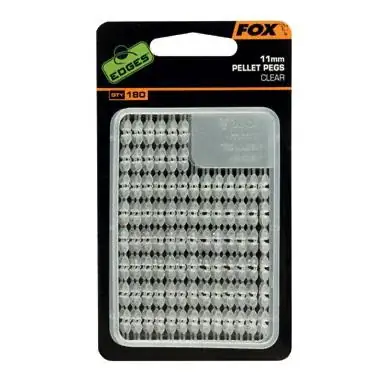 FOX Rage Edges Pellet Pegs 13mm x 2 clear Offre Limitée