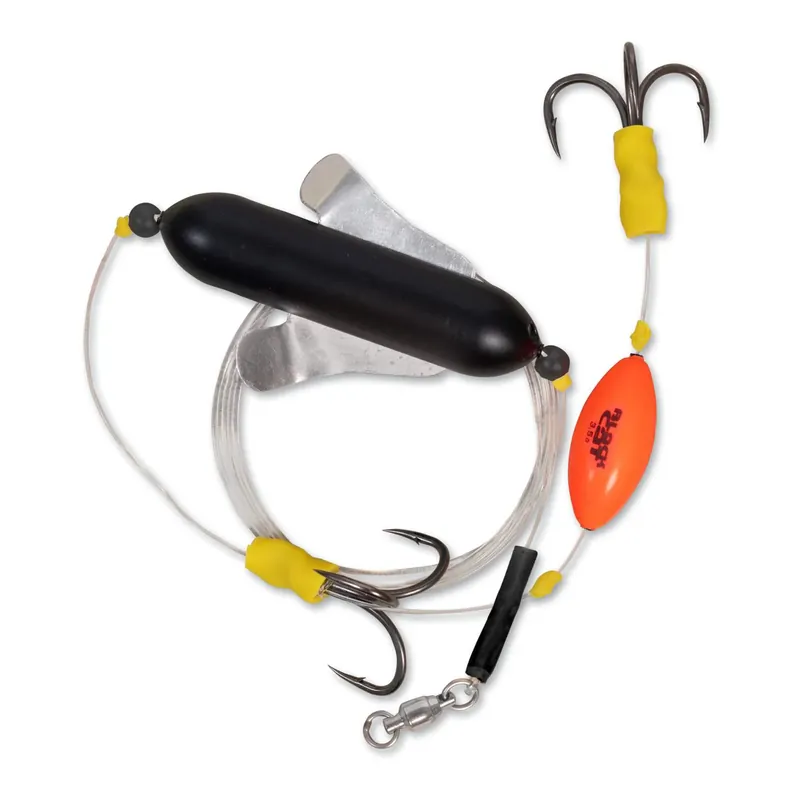 Nouveauté Black Cat Worm River Rig – Wels Fertigvorfach, 2 m