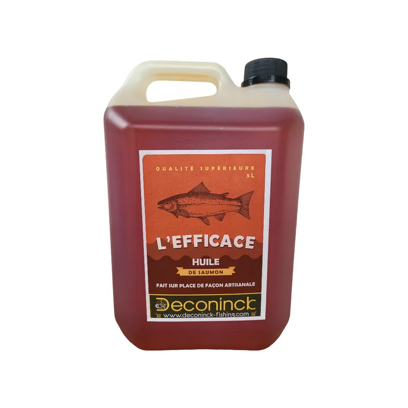 Huile de saumon supérieur Deconinck Fishing 5L Offre Spéciale