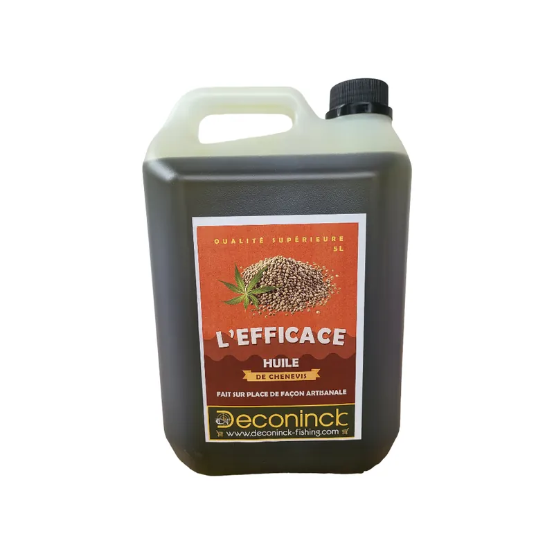 Achetez Aujourd&rsquo;hui Huile de Chenevis supérieure 5L Deconinck Fishing