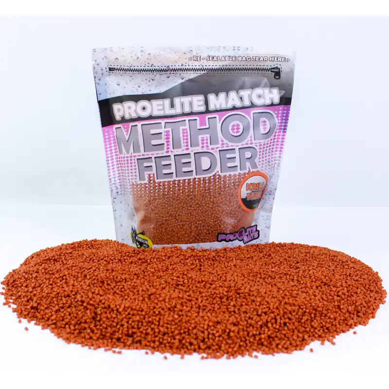 Haute Qualité Krill Tuna Method Feeder Pellets 2Mm – Pro Elite Bait 600gr