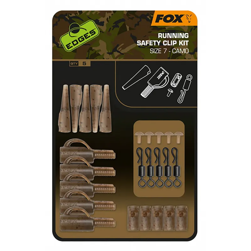 Agrafes Fox Edges Running Safety Clips Vente Flash