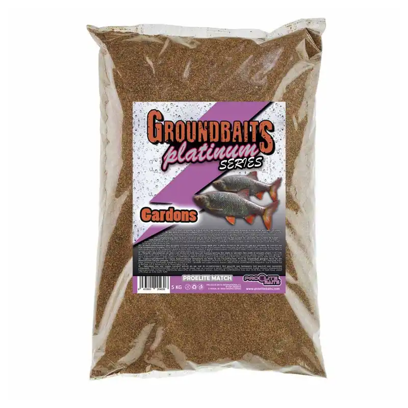 Offre Limitée Amorce Pro Elite Baits Platinum Gardons – GroundBaits – 5kg